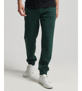 Superdry Jogger trousers with logo Essential green