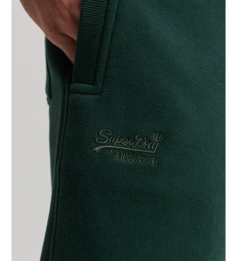 Superdry Pantalon de jogging avec logo Essential green