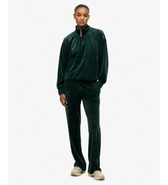 Superdry Jogger Country Club Velour grn Jogger Bukser