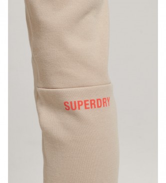 Superdry Beige technical jogger trousers