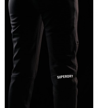 Superdry Pantaloni jogger tecnici neri