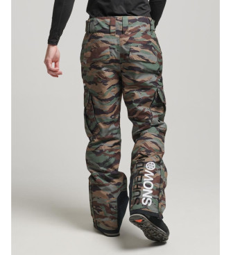 Superdry Smučarske dolge hlače Ultimate Rescue camouflage