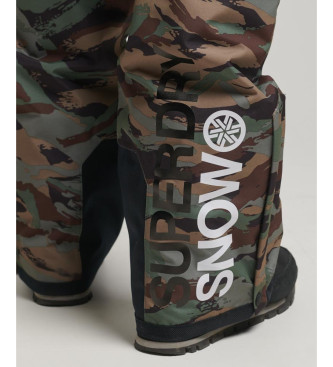 Superdry Pantalon long de ski Ultimate Rescue camouflage