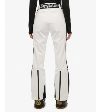 Superdry Pantaln Luxe Ski blanco