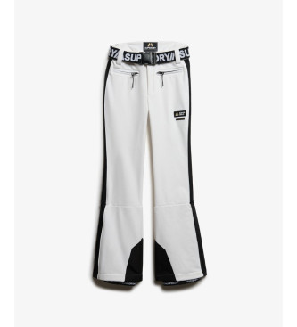 Superdry Pantaln Luxe Ski blanco