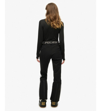 Superdry Pantaln Luxe Ski negro