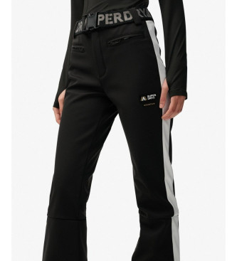 Superdry Pantaln Luxe Ski negro