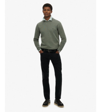 Superdry Merchant Sateen trousers black