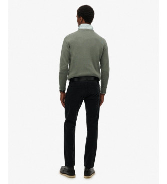 Superdry Merchant Sateen trousers black