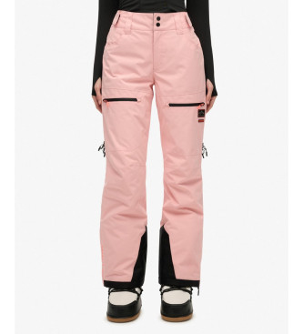 Superdry Pantaln Ski Ultimate rosa