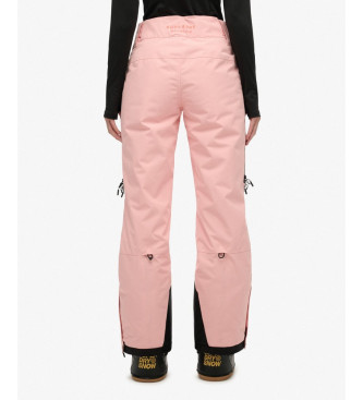 Superdry Pantaln Ski Ultimate rosa