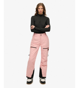 Superdry Pantaln Ski Ultimate rosa