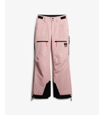 Superdry Pantaln Ski Ultimate rosa