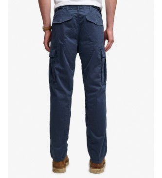 Superdry Pantaloni cargo Regular Taper blu marino