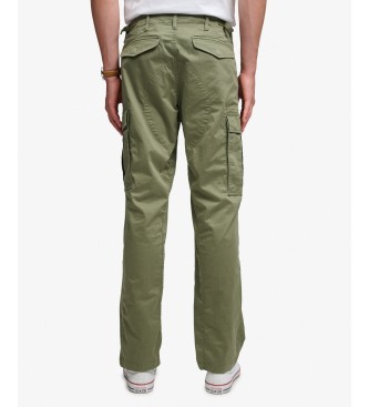 Superdry Pantaloni cargo Regular Taper verdi