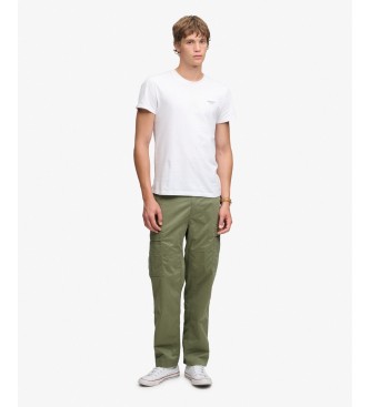 Superdry Pantaloni cargo Regular Taper verdi