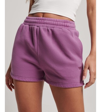 Superdry Vintage Wash lila shorts