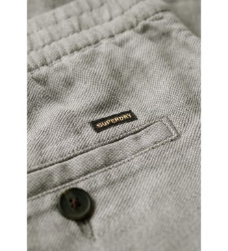 Superdry Linen shorts with grey drawcord
