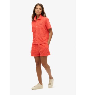 Superdry Short en maille boucle corail Country Club