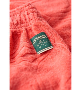 Superdry Short en maille boucle corail Country Club
