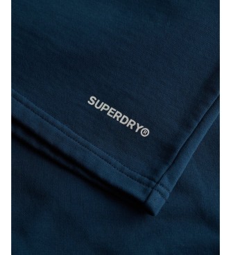 Superdry Calção liso azul