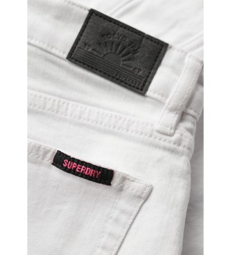 Superdry White mid-rise cropped shorts