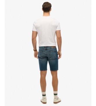 Superdry Pantaloncini blu dritti vintage