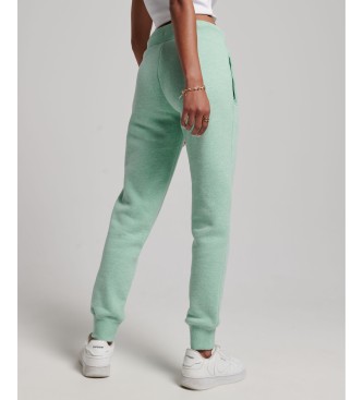 Superdry Jogger trousers with embroidered Vintage Logo green logo