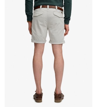 Superdry Chino korte broek grijs