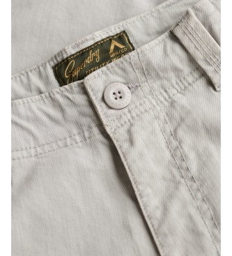 Superdry Chino korte broek grijs