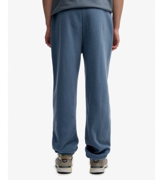 Superdry Pantalón Jogger Blank Oversized azul
