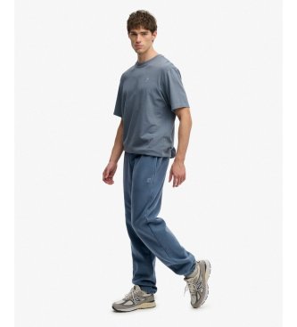 Superdry Pantalón Jogger Blank Oversized azul