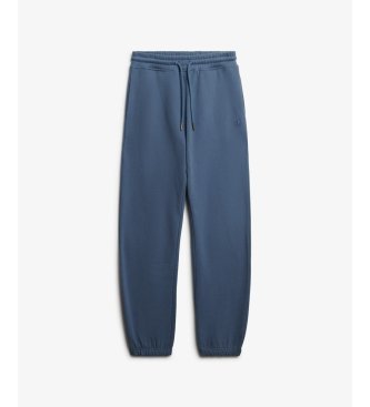 Superdry Pantalón Jogger Blank Oversized azul