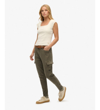 Superdry Cargo Pants Skinny green