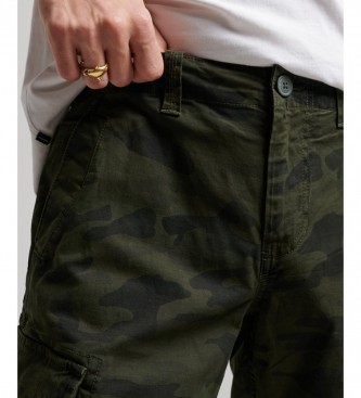 Superdry Cargo-shorts i kologisk bomuld Core green