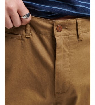 Superdry Cales chino Vintage Officer castanho