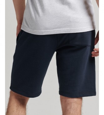 Superdry Vintage logo bermuda shorts navy