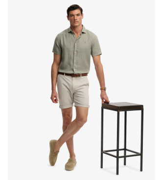 Superdry Pantal�n Corto Premium Regular Chino gris