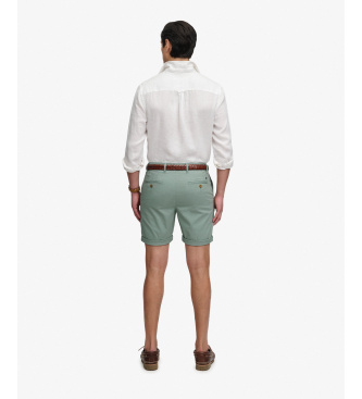 Superdry Pantal�n Corto Premium Regular Chino verde