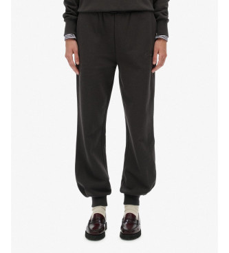 Superdry Country Club Jogger-bukser med manchet, sort