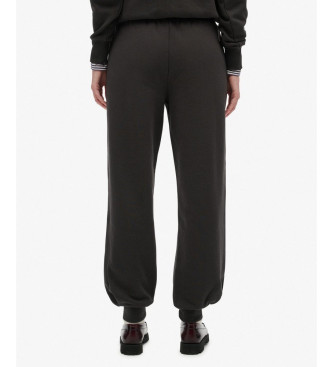 Superdry Country Club Jogger-bukser med manchet, sort