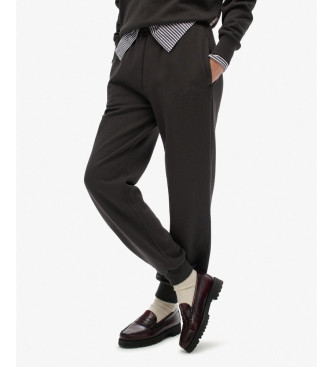 Superdry Country Club Jogger-bukser med manchet, sort