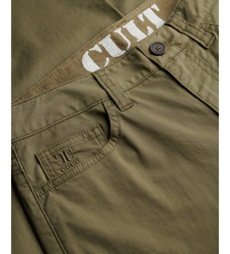 Superdry Green Baggy Chino Trousers
