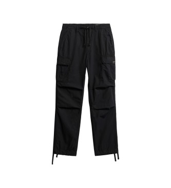 Superdry Pantalon cargo  taille basse For black