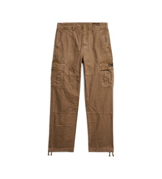 Superdry Brown loose cargo trousers