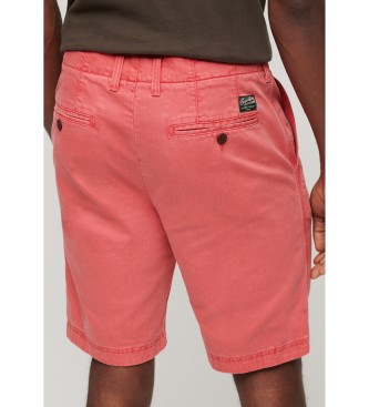 Superdry Officer Chino-Shorts rosa