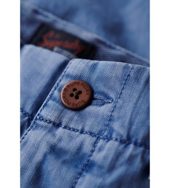 Superdry Officer chino shorts blue