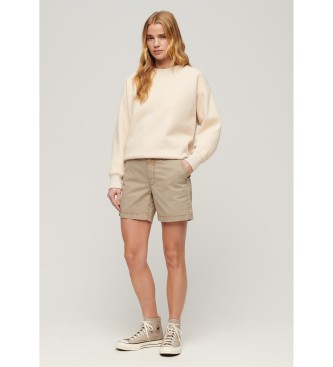 Superdry Klassiske taupe chino-shorts