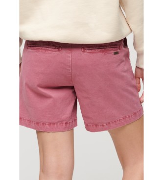 Superdry Classici pantaloncini cinesi rosa