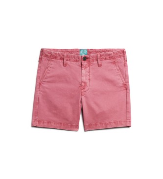 Superdry Classic chino shorts pink